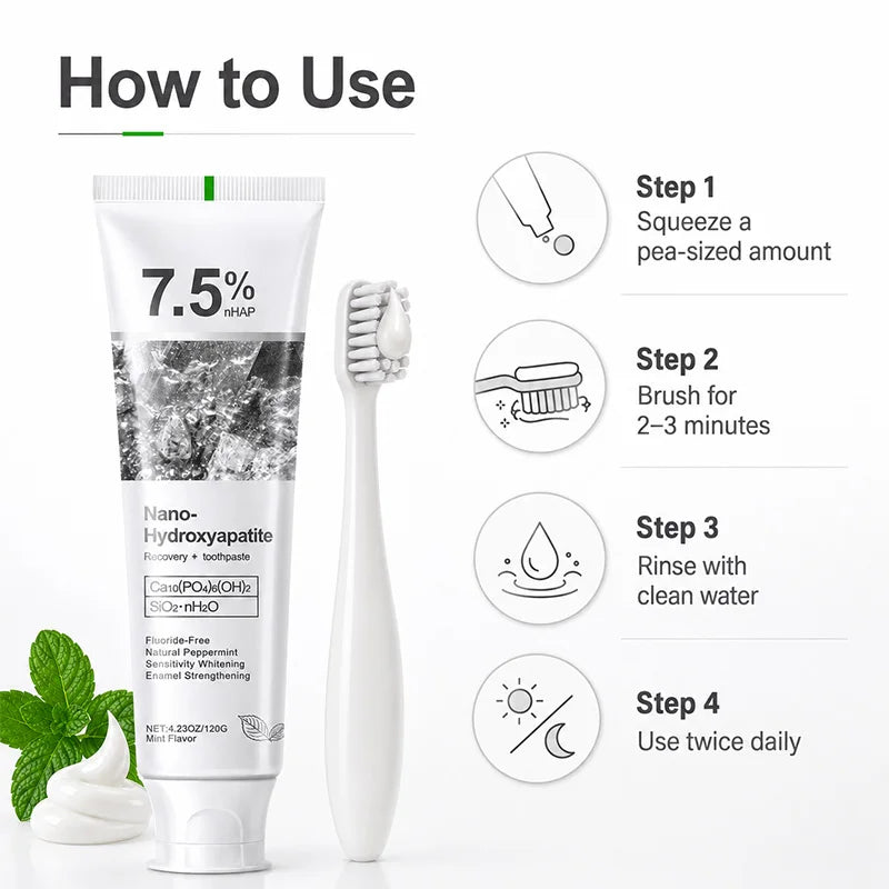 SWANS Hydroxyapatite Toothpaste – Whitening & Fresh Breath Whitening Toothpaste SWANS
