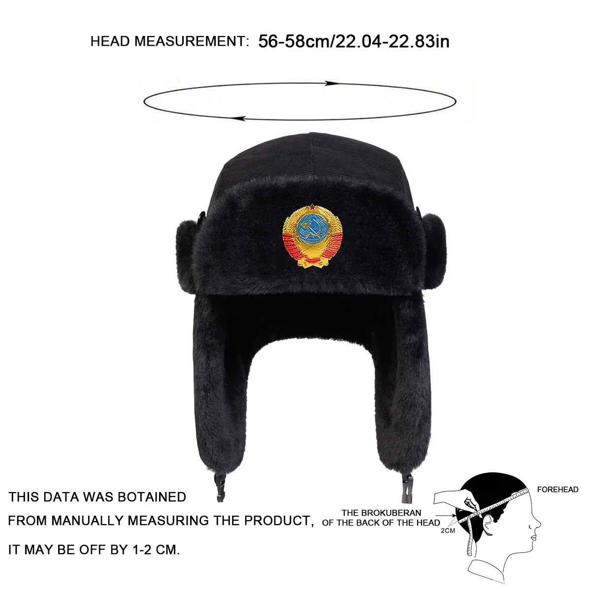 Unisex Corduroy Earflap Bomber Hat – Winter Ski Snow Cap Winter Bomber Hat SWANS