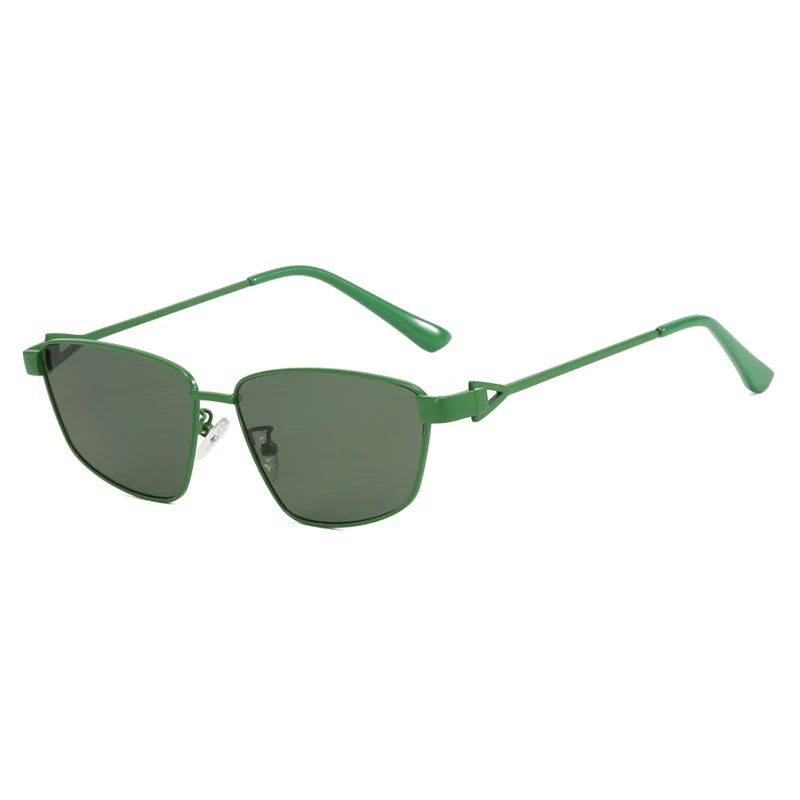 TOYEARN Vintage Square Sunglasses UV400 Metal Steampunk Shades Fashion Sunglasses SWANS