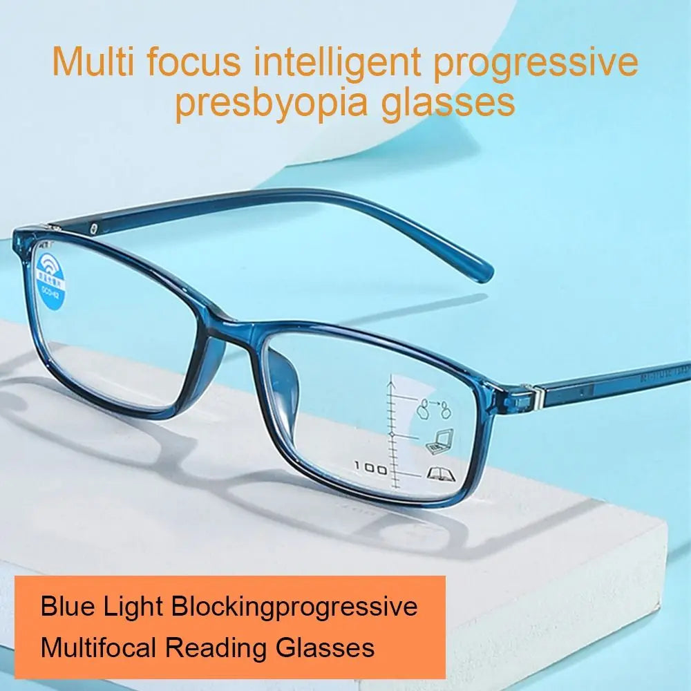 Progressive Blue Light Blocking Reading Glasses – Multifocal Reading Glasses SWANS