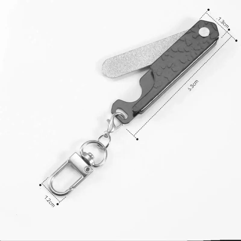YOVIP Folding Stainless Steel Nail File – Portable Nail Tool Nail File SWANS A4