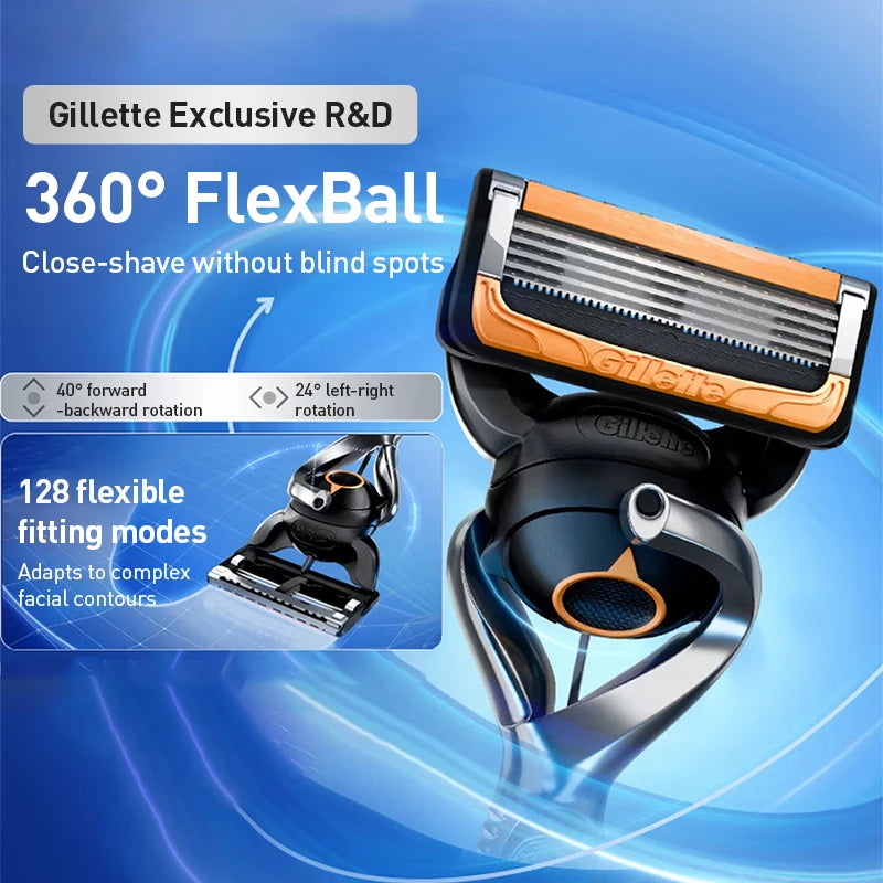 Gillette Fusion5 ProGlide Razor – 1 Handle & 4 Cartridges Men's Razor Set SWANS