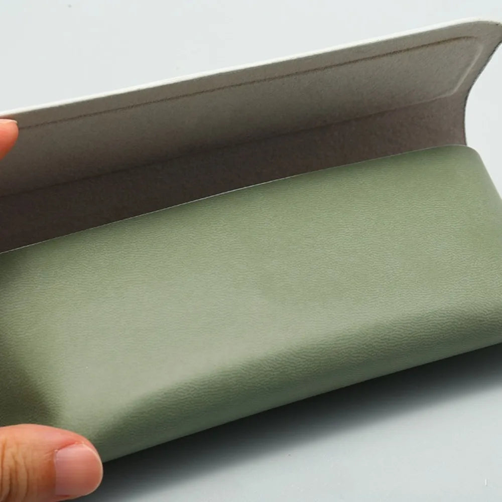 PU Leather Hard Shell Glasses Case – Unisex Protective Box Eyeglasses Case SWANS