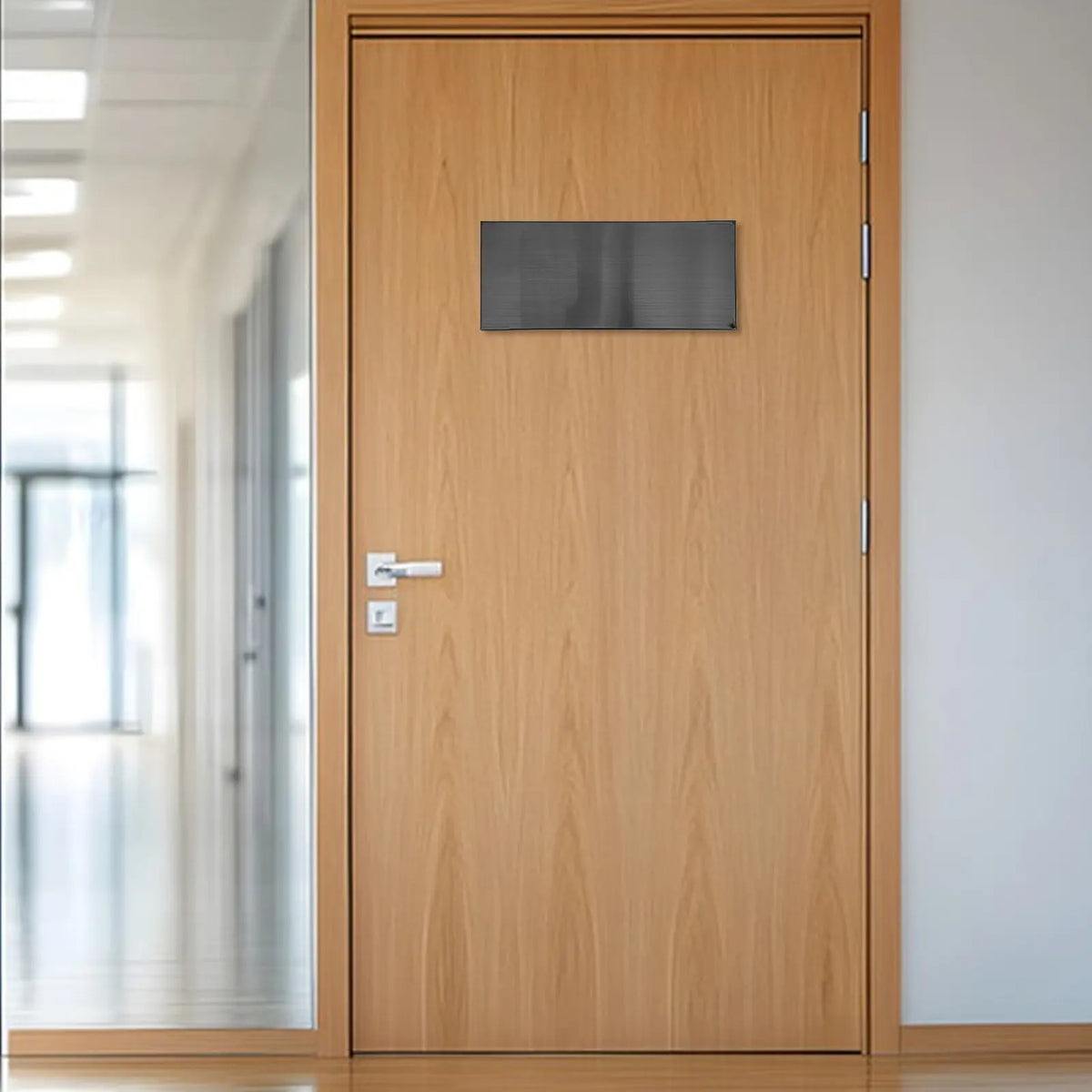 2-Pack Self-Adhesive Stainless Steel Door Name Plates 11x4.72" Door Name Plate SWANS
