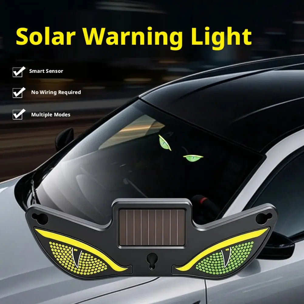 Solar Demon Eye Car LED Atmosphere Light | Dual Charge Car Atmosphere Light SWANS