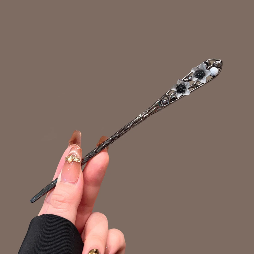 Chinese Tassel Hairpin – Hanfu Cheongsam Hair Stick Hair Stick Hairpin SWANS Style 13