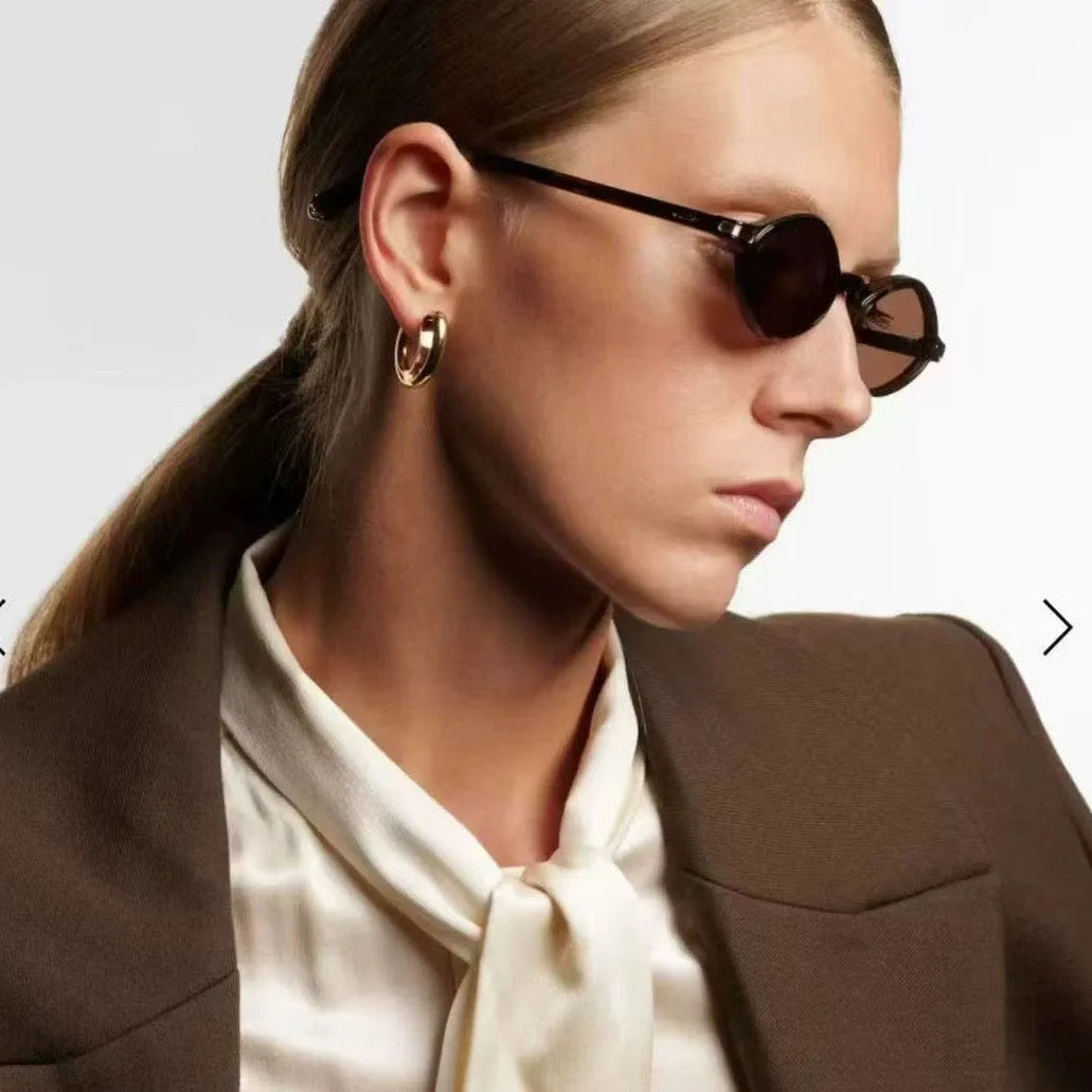 Y2K Vintage Rhombus Sunglasses UV400 Punk Small Frame Fashion Sunglasses SWANS