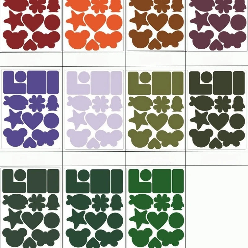Iron-On Fabric Patches Mix Color Self-Adhesive Appliqué 1–20pcs Iron-On Fabric Patches SWANS