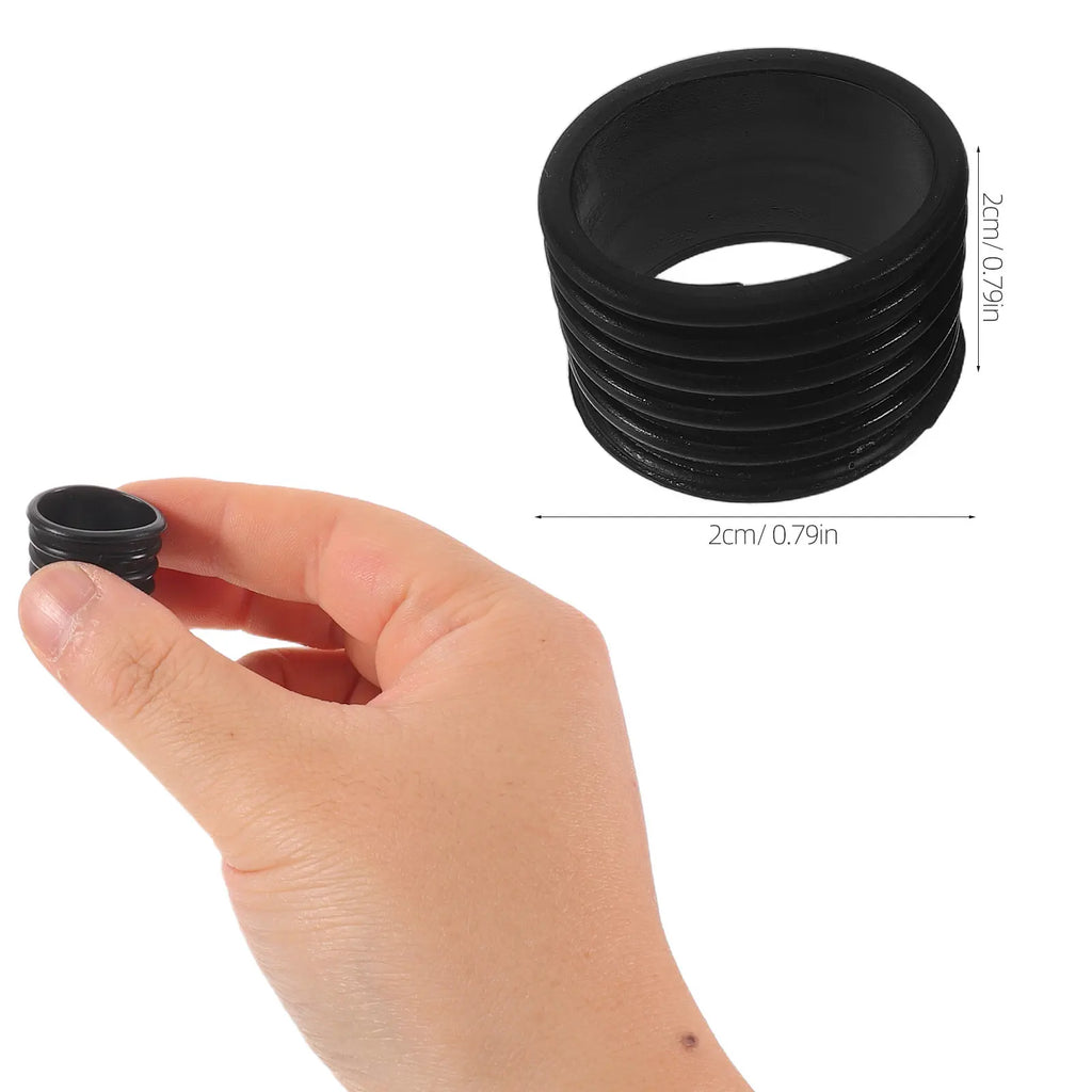 100-Pack Silicone Hanger Anti-Slip Rings – Shoulder Grip Stoppers Hanger Grip Rings SWANS