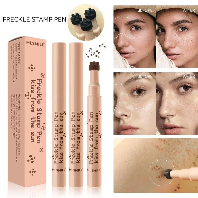 Waterproof Freckle Pen – Natural Lifelike Liquid Stamp Dot Freckle Stamp Pen SWANS