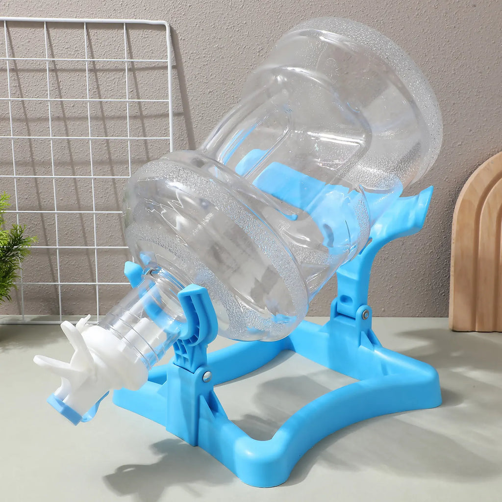 Collapsible Water Jug Holder Stand with Wheels – Adjustable Height Water Jug Stand SWANS