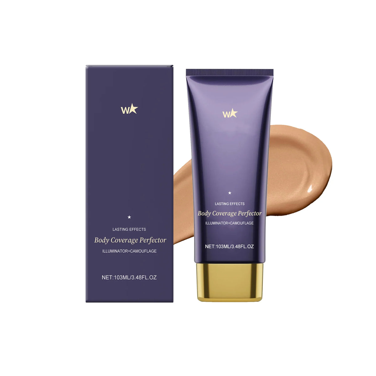 Body Tattoo Concealer – Waterproof Full Coverage Cream 103ml Body Concealer Cream SWANS Golden Radiance