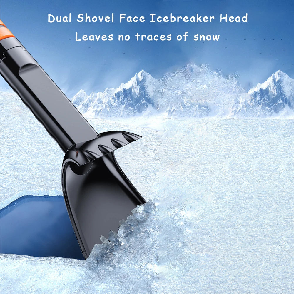 Retractable Car Ice Scraper & Snow Brush – 2-in-1 Winter Tool Ice Scraper Snow Brush SWANS