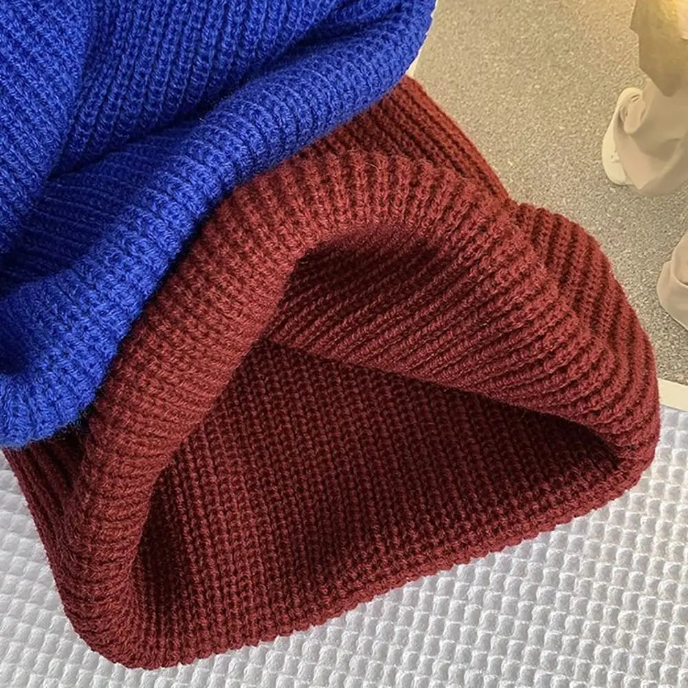 Letter Embroidery Fleece Knitted Beanie Hat – Women & Girls Knitted Beanie Hat SWANS