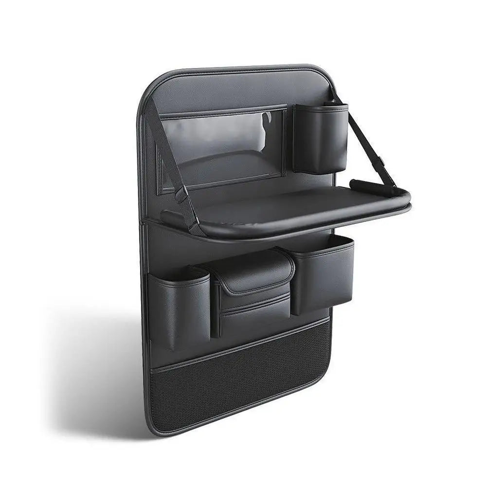 Car Seat Back Organizer with Foldable Table & Pockets Car Seat Organizer SWANS 1pcs