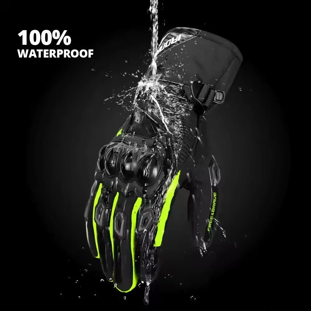 SWANS Windproof Waterproof Motorcycle Gloves | Touch Screen Motorcycle Riding Gloves SWANS