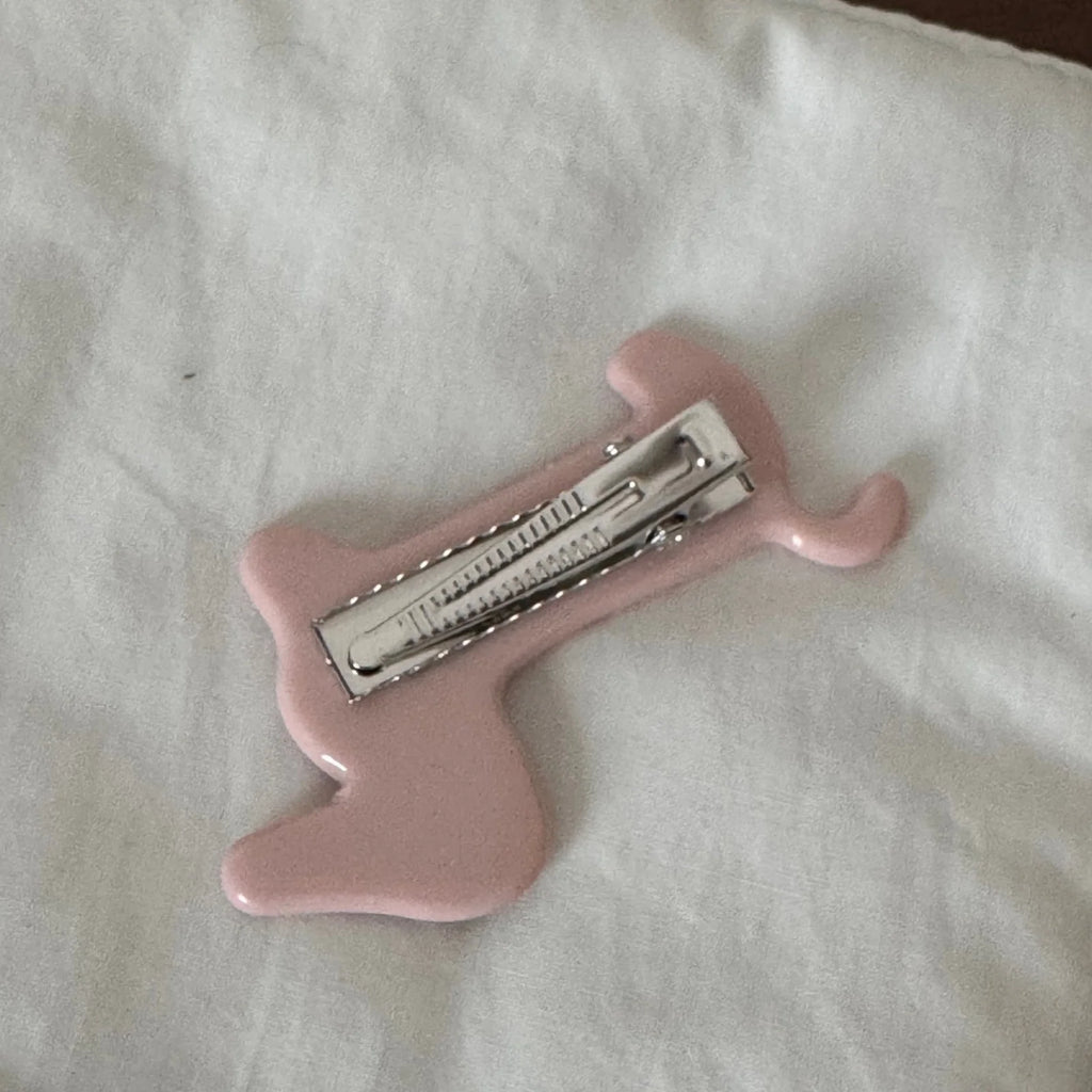 Dachshund Polka Dot Hair Clip – Cute Aesthetic Barrette Hair Clip Barrette SWANS