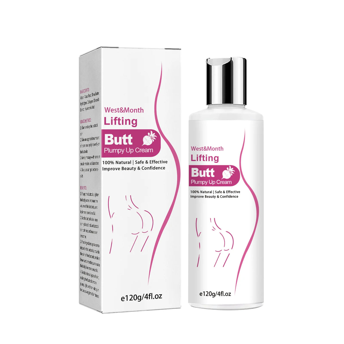 Butt Lifting Firming Cream – Hip Sculpt & Tighten 120g Body Firming Cream SWANS