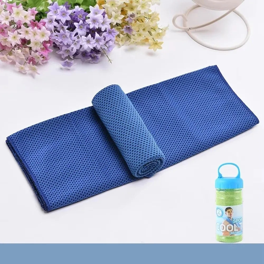 SWANS Cooling Towel – Quick-Dry Breathable Beach & Sport Cooling Sport Towel SWANS Blue