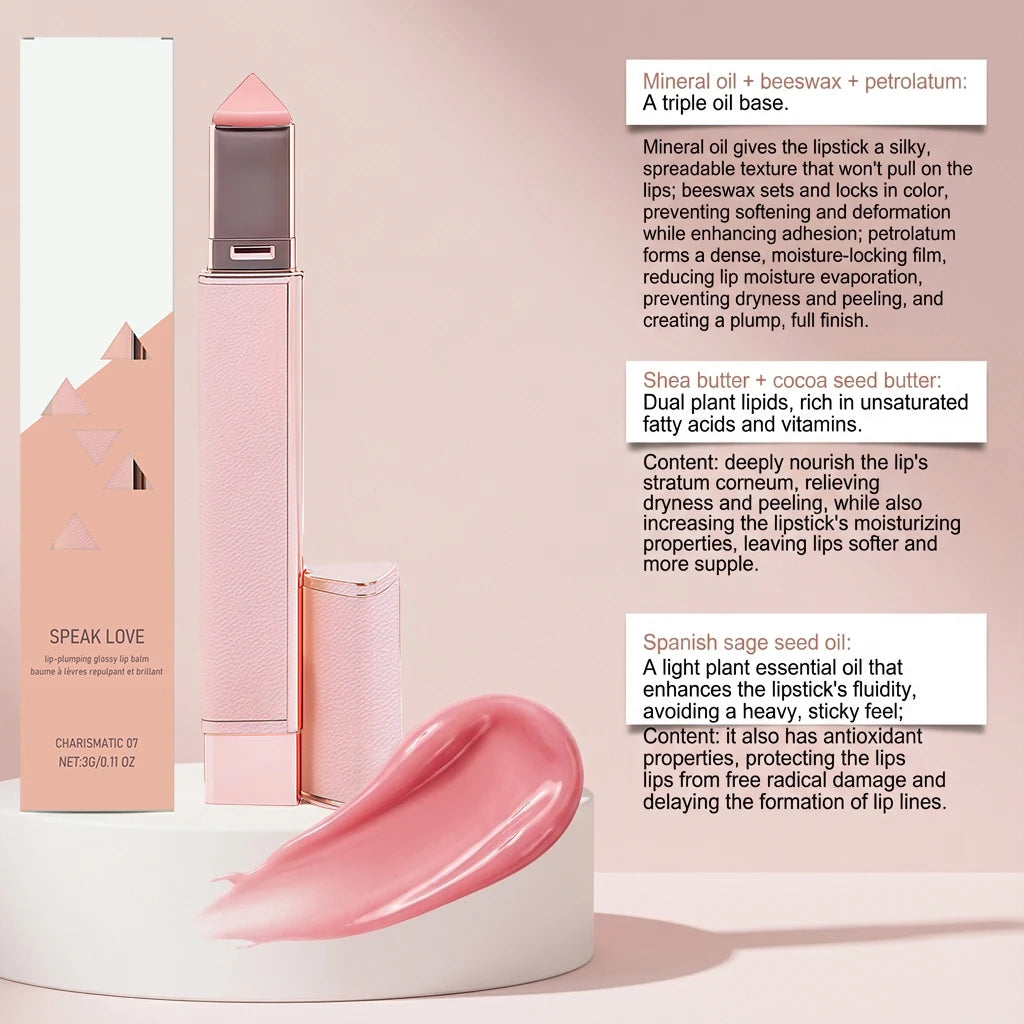 Zephoco pH Color-Changing Lip Balm – Moisturizing Glass Shine Color-Changing Lip Balm SWANS
