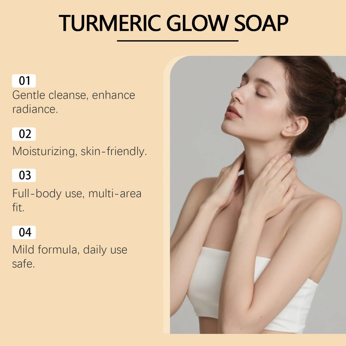 Turmeric Body Soap – Exfoliating, Moisturizing & Brightening Turmeric Body Soap SWANS