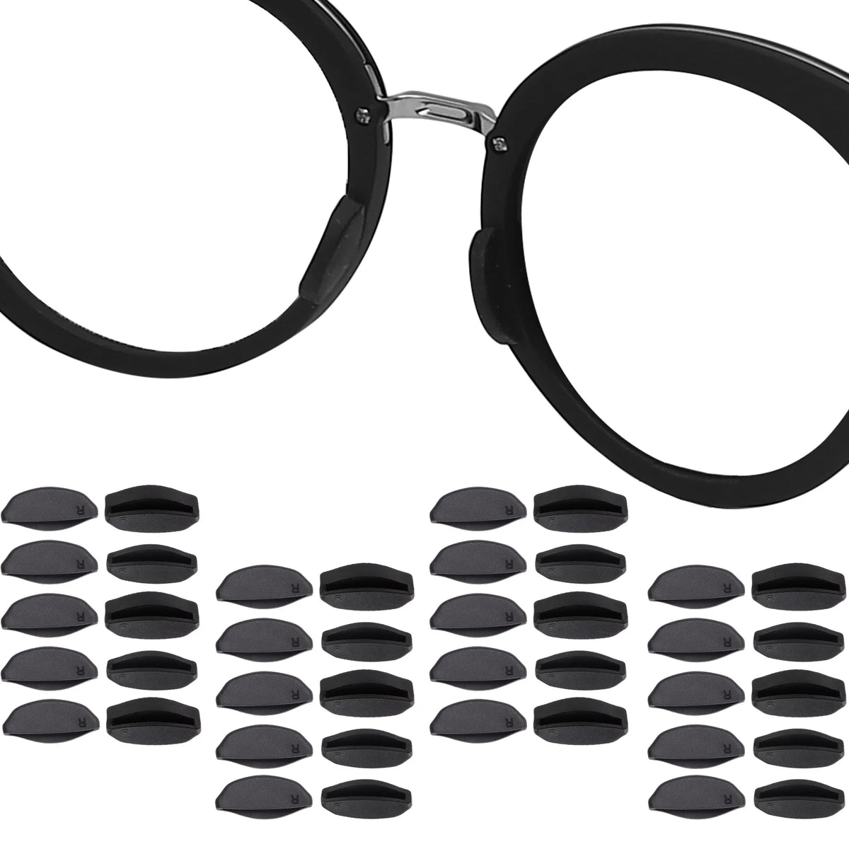 Silicone Nose Pads for Oakley Spindrift & Side Swept Frames Eyewear Nose Pads SWANS 10 Pairs