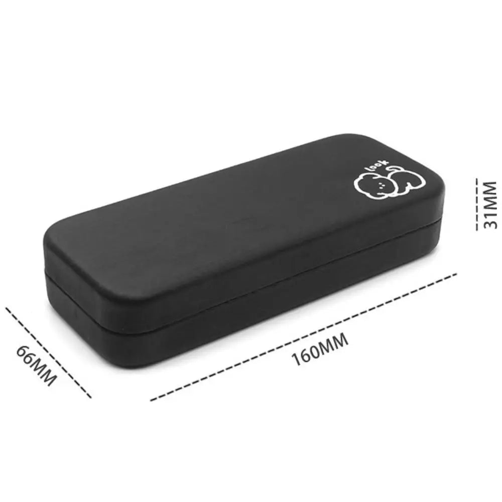 Portable Leather Glasses Case – Lightweight Eyewear Box Eyeglass Case SWANS