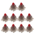 10-Pack Mini Volcano Resin Figurines – Aquarium & Fairy Garden Resin Décor Figurines SWANS Default Title