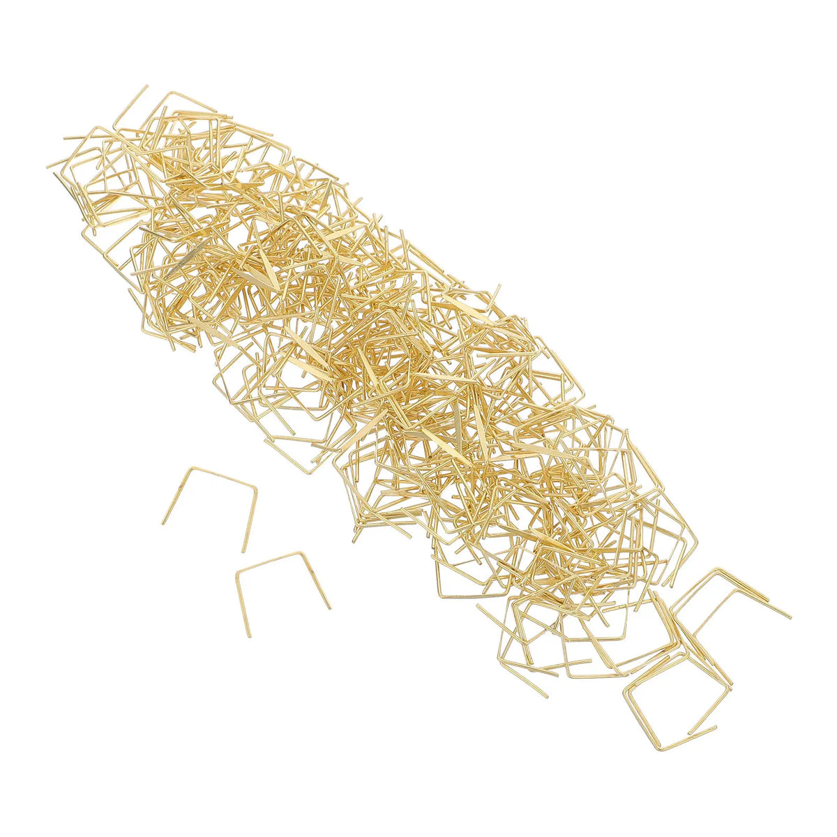 350-Pack Golden Crystal Chandelier Bead Connectors & Curtain Clips Jewelry Bead Connectors SWANS