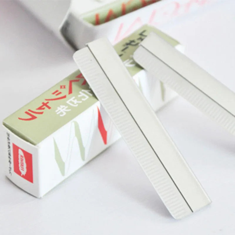 50/100 Pack Mini Eyebrow Razors – Stainless Steel Trim Blades Eyebrow Razor SWANS 50 pcs