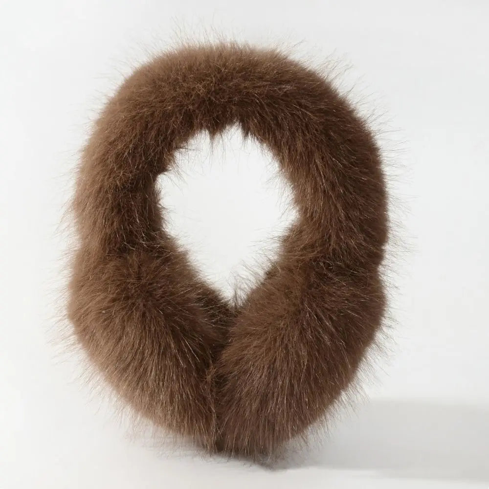 Foldable Faux Fur Earmuffs – Unisex Winter Ear Warmers Winter Ear Warmers SWANS