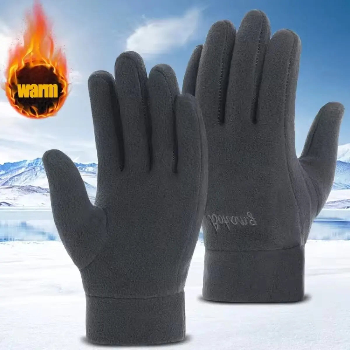 SWANS Thermal Fleece Winter Gloves – Windproof Unisex Winter Fleece Gloves SWANS