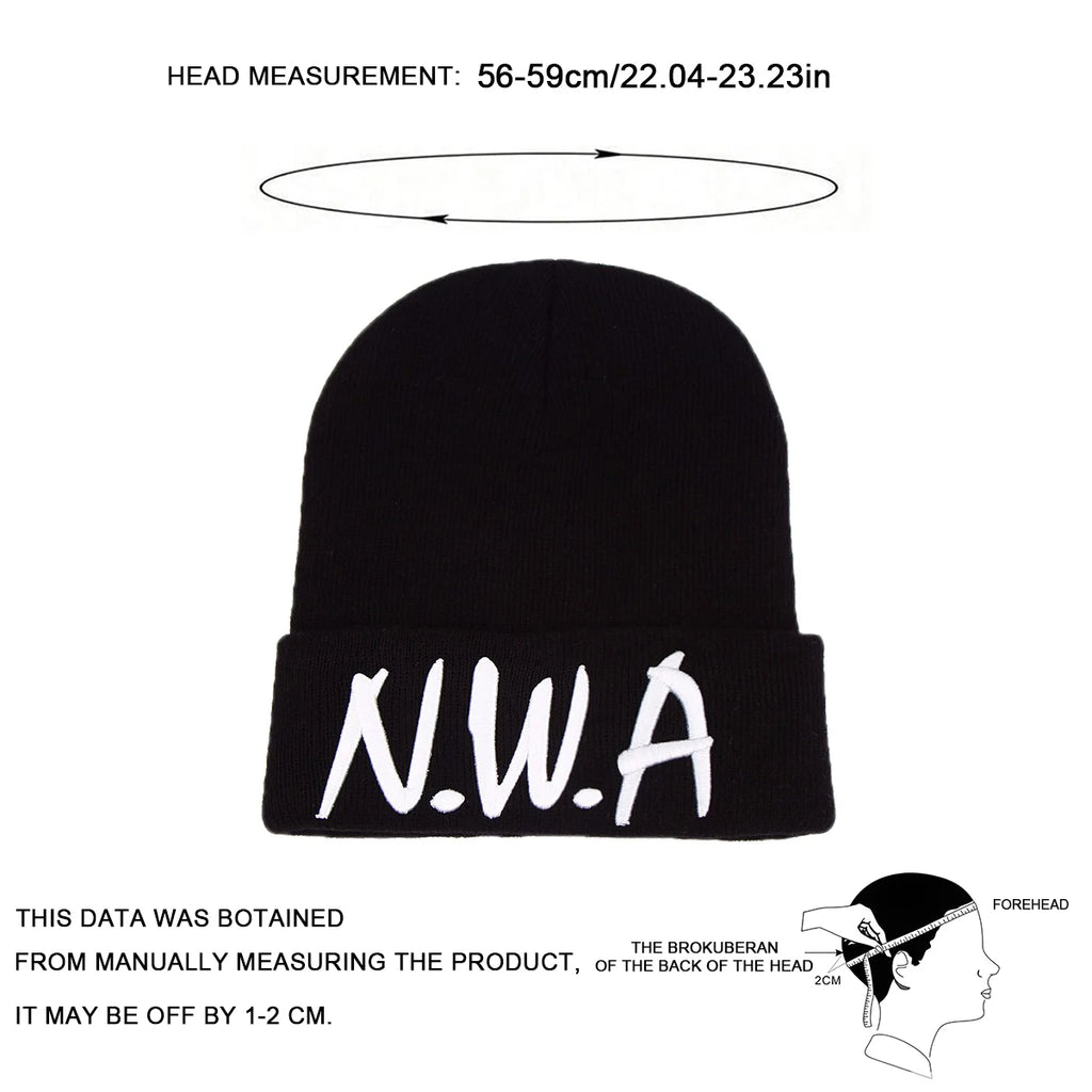 Unisex Knit Pompom Beanie Hat – Hip Hop Winter Cap for All Knit Beanie Hat SWANS