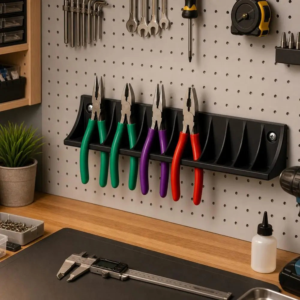 Wall Mount Plier Holder – No-Drill Slip-Resistant Tool Rack Wall Tool Rack SWANS