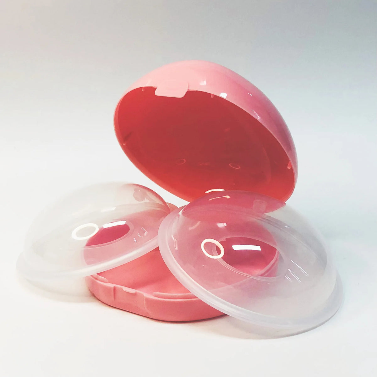 Silicone Breast Milk Collector – Wearable Invisible Nursing Pad Silicone Nursing Pad SWANS Pink-2pcs