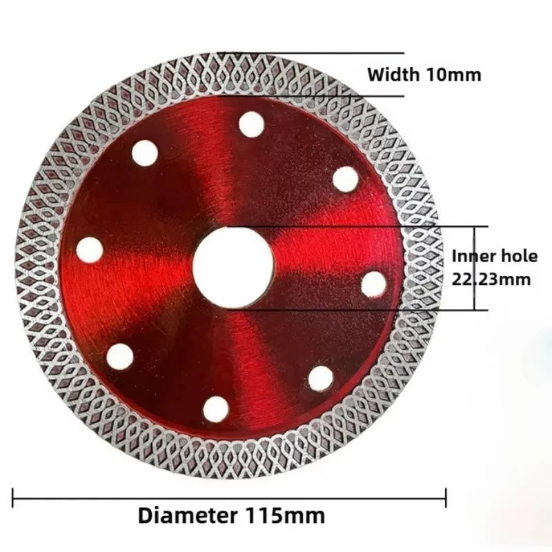 Diamond Cutting Disc for Angle Grinder – Tile & Glass Blade Diamond Cutting Blade SWANS 115mm