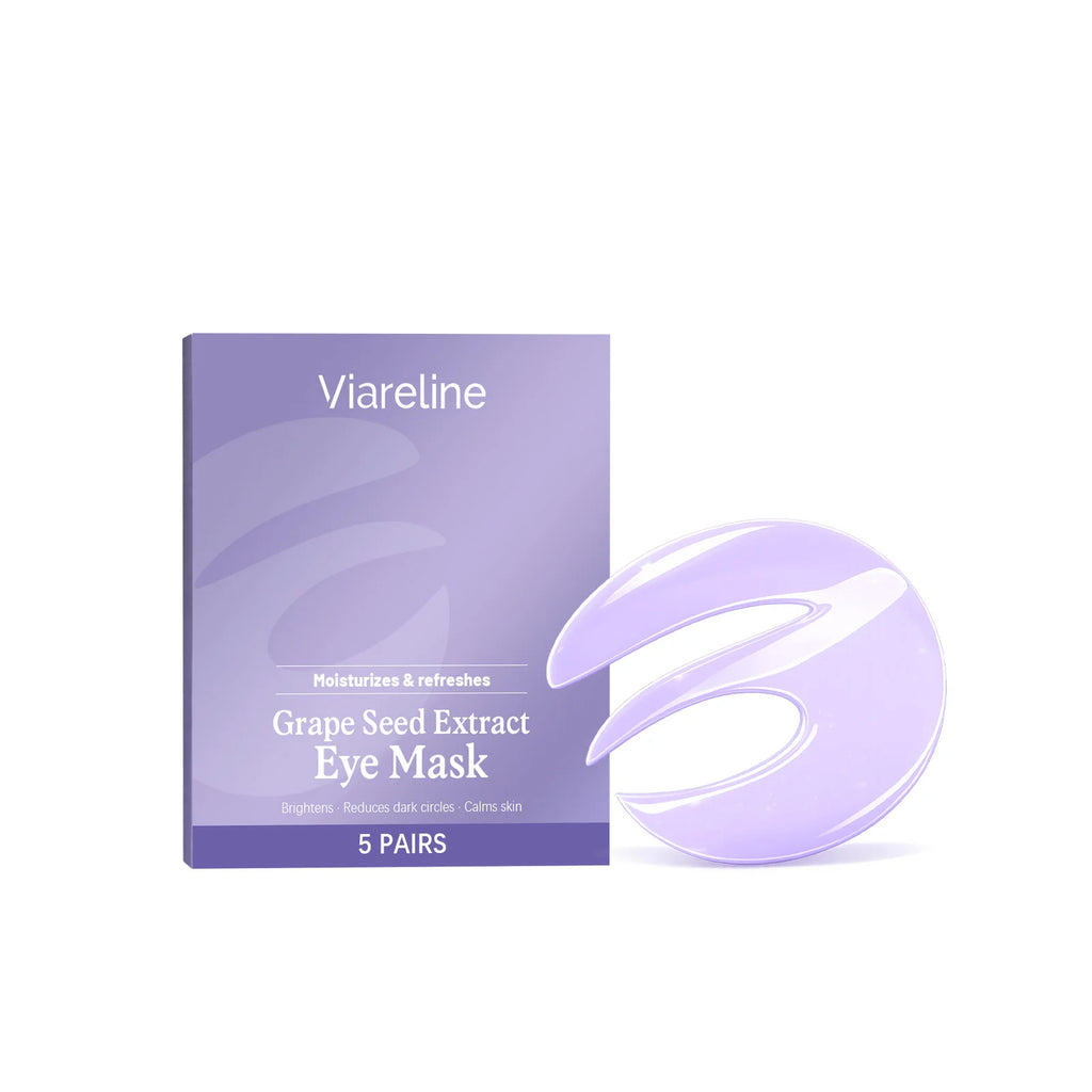 Viareline Eye Mask – Brighten, Hydrate & Smooth Under Eyes Eye Treatment Mask SWANS 5pcs boxed