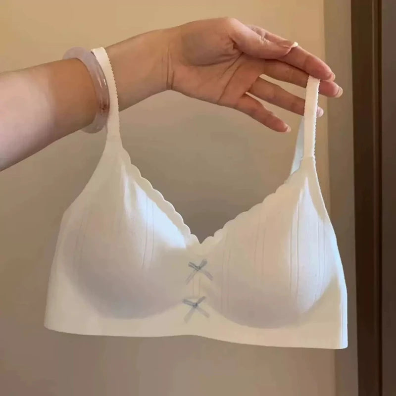 Women's Seamless Wire-Free Sports Bra – Gathered Backless Women's Sports Bra SWANS