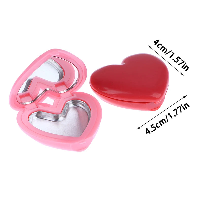 Heart Shape Refillable Makeup Palette Case with Mirror Makeup Palette Case SWANS