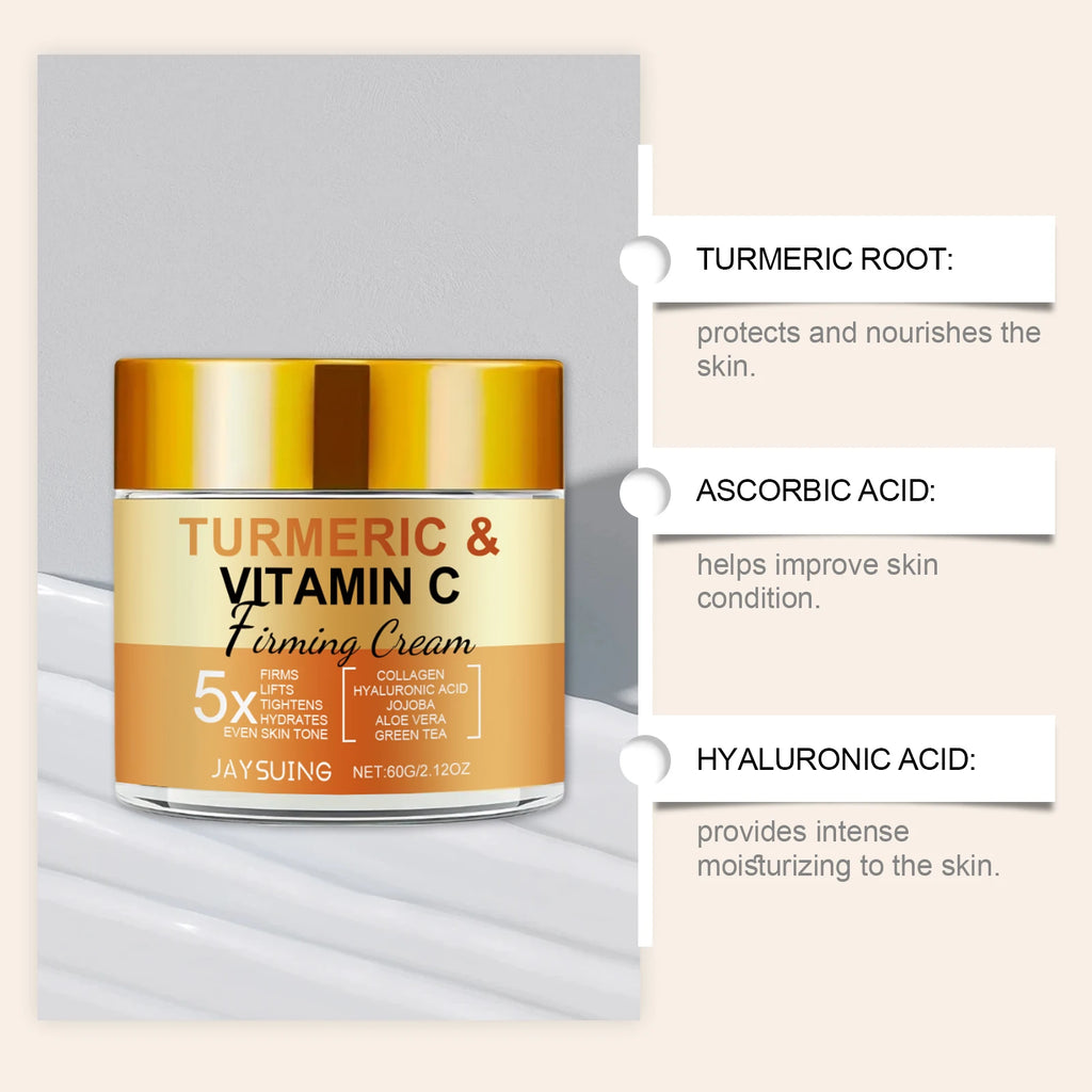 Jaysuing Turmeric Vitamin C Face Cream – Brightening & Firming Brightening Face Cream SWANS