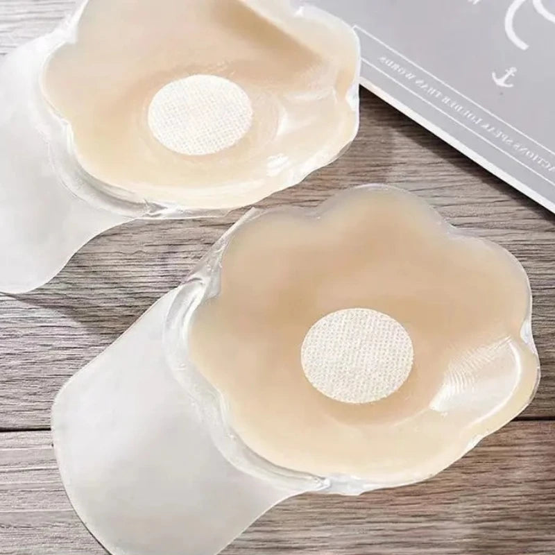 Silicone Invisible Bra Nipple Covers – Reusable Breast Pasties Adhesive Nipple Covers SWANS