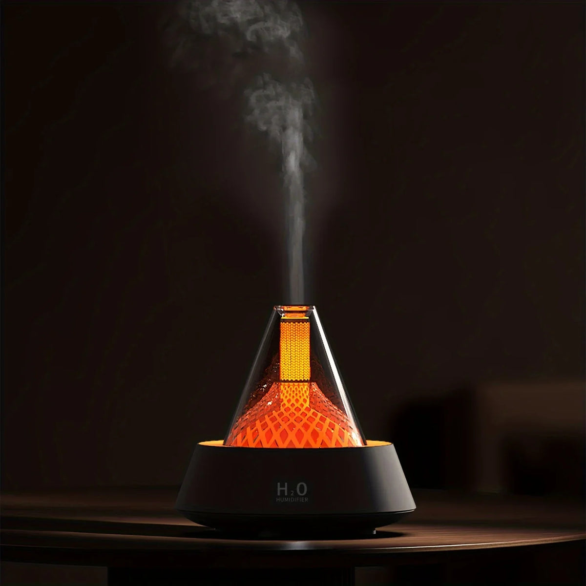 Volcano Lava Aroma Diffuser – Desktop Humidifier & LED Light Aroma Diffuser SWANS