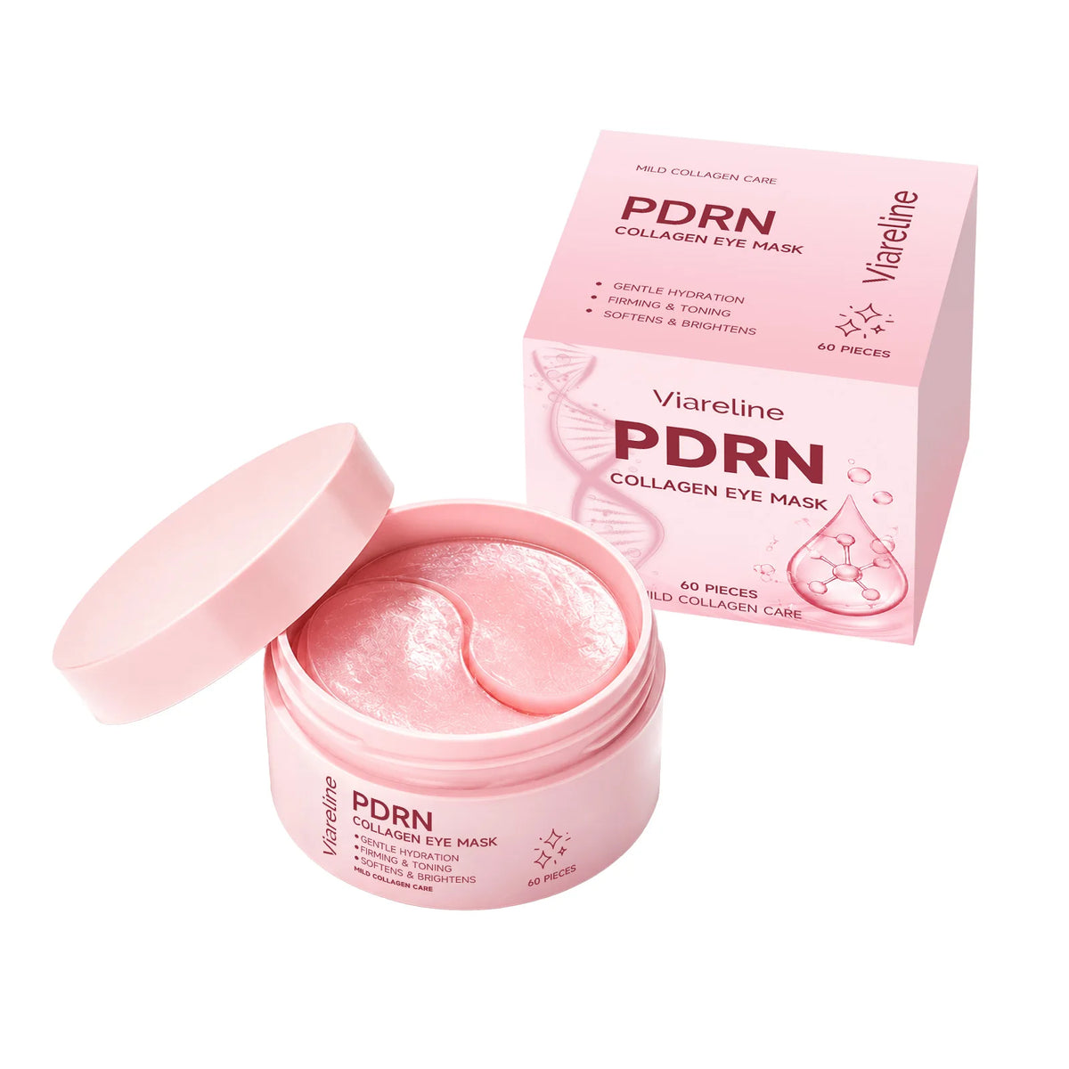 VIARELINE PDRN Collagen Under-Eye Patches – 60pc Firming Mask Under-Eye Patches SWANS PDRN Eye Mask 60pcs
