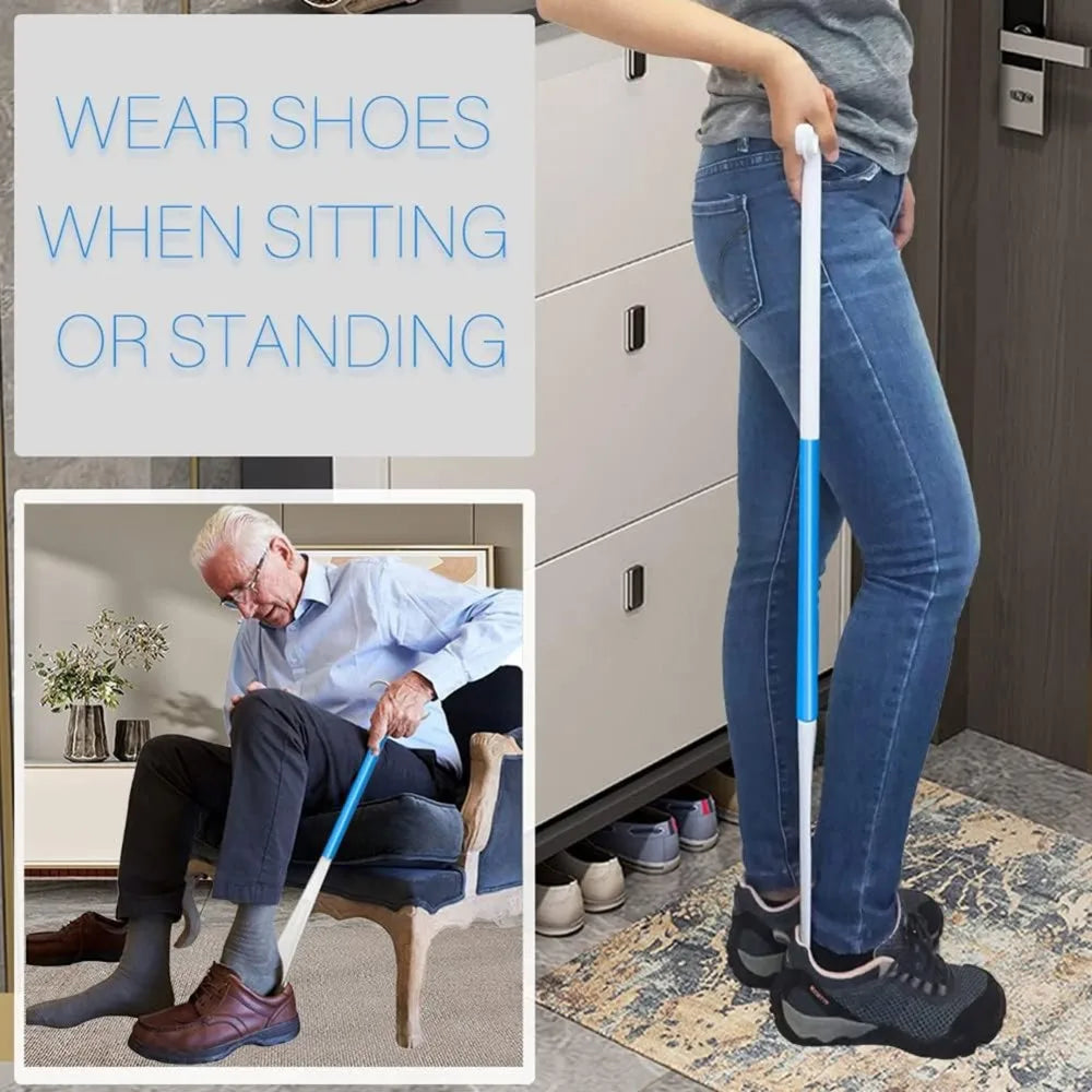 SWANS Adjustable Long Handle Shoe Horn & Dressing Aid Set Dressing Aid Set SWANS