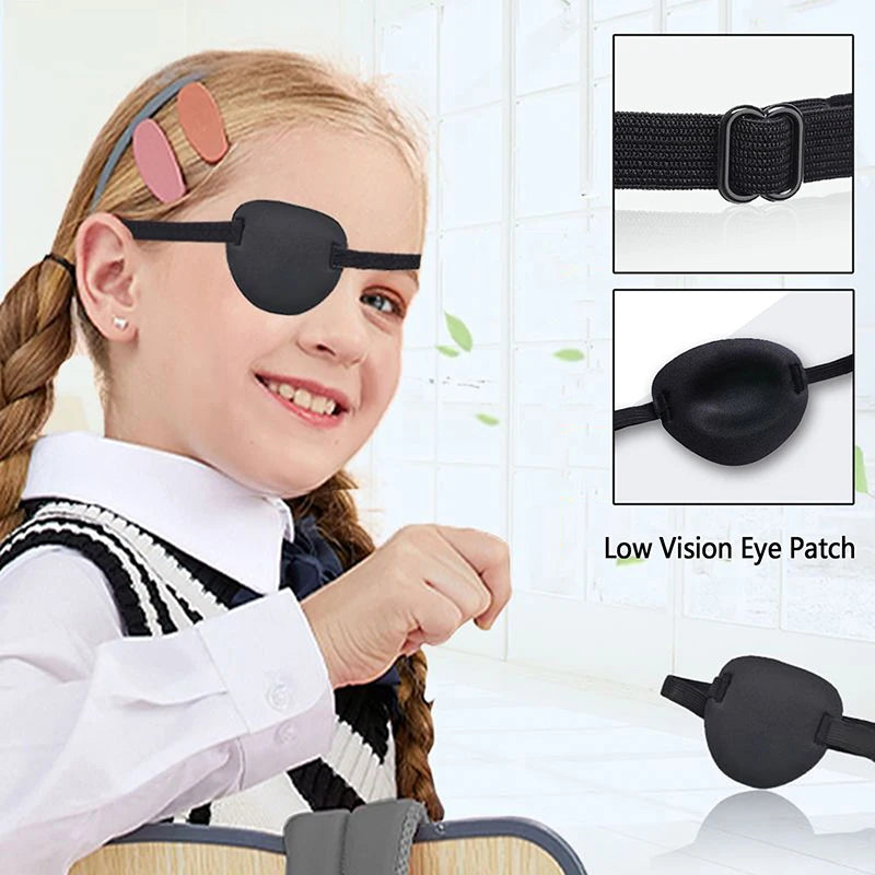 Adjustable Soft Eye Patch for Adults & Kids – Left or Right Eye Eye Patch SWANS