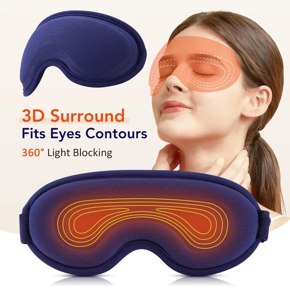 SWANS 3D Heated Eye Mask – Far-Infrared Warmth & Sleep Aid Heated Eye Mask SWANS
