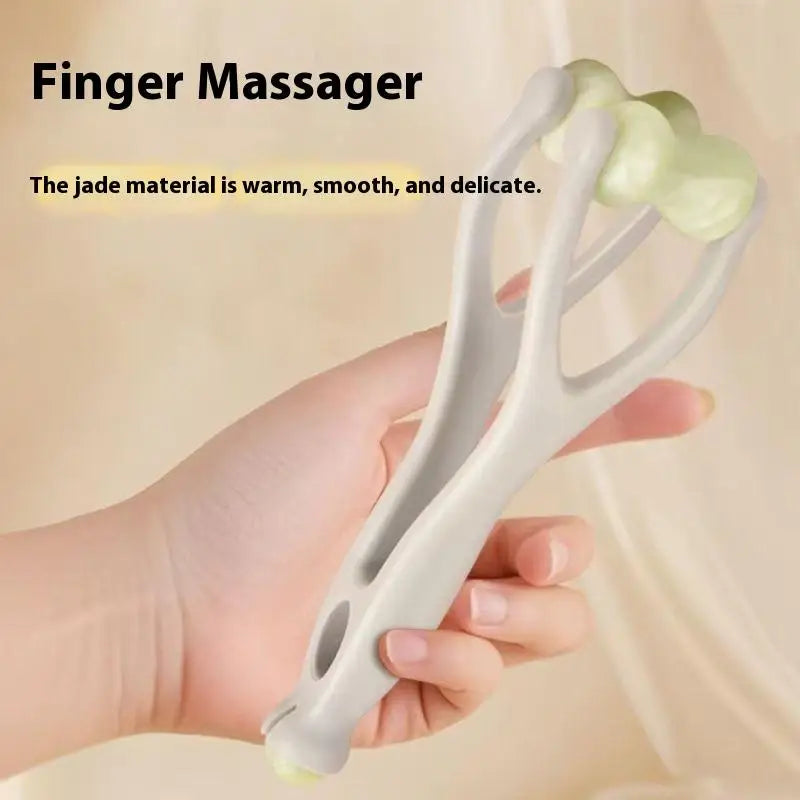 YOVIP Jade Dual-Row Roller Finger Massager – Portable Finger Massager SWANS