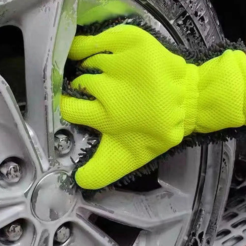 SWANS Microfiber Car Wash Gloves – Scratch-Free Detailing Car Wash Gloves SWANS