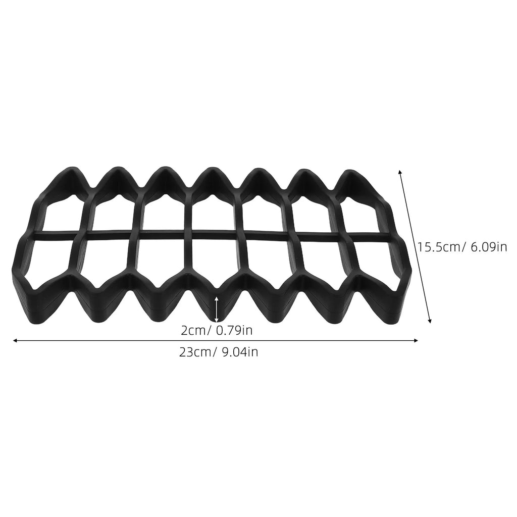 Waterproof Silicone Mailbox Tray Insert – Adjustable Mail Protector Mailbox Tray Insert SWANS Black CN