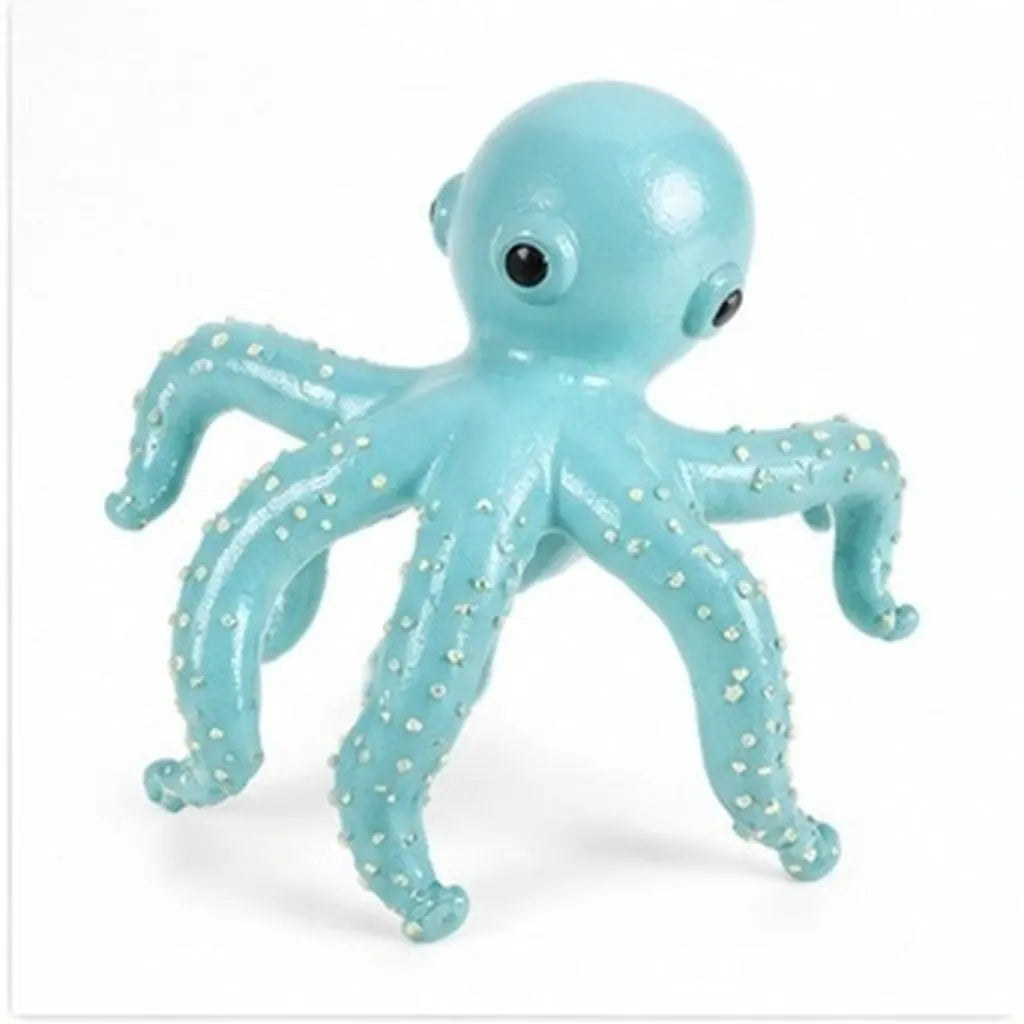 Climbing Octopus Resin Figurine – Pot Hugger & Aquarium Decor Resin Figurine SWANS
